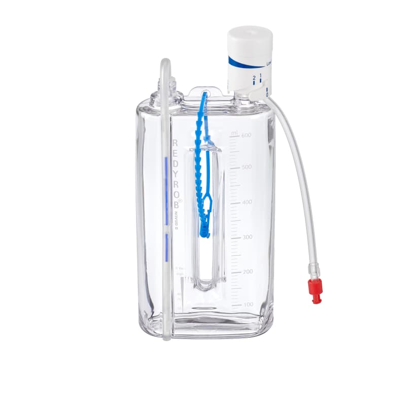 Redyrob® Trans Plus-Closed, adjustable wound drainage system for connection to Redyrob® Comp