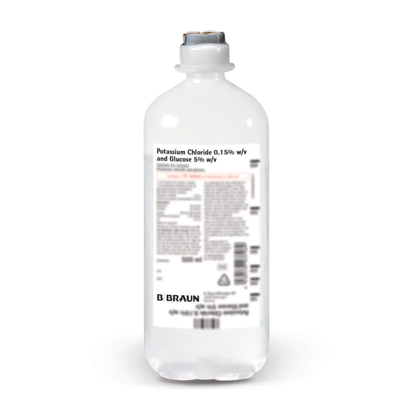 Potassium Chloride 0.15 %  Glucose 5%-Solution for Infusion